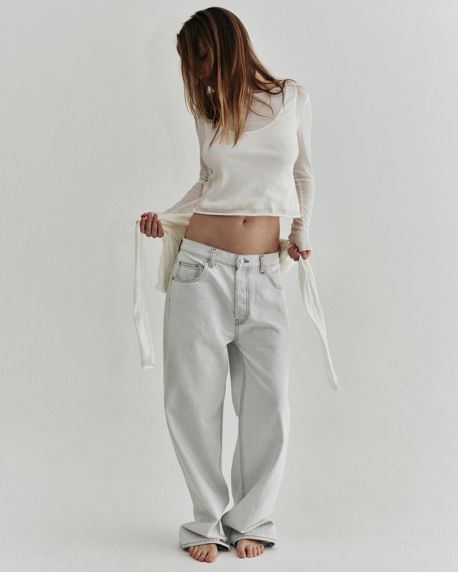 Echo Layered Tee | Cloud - Image 3