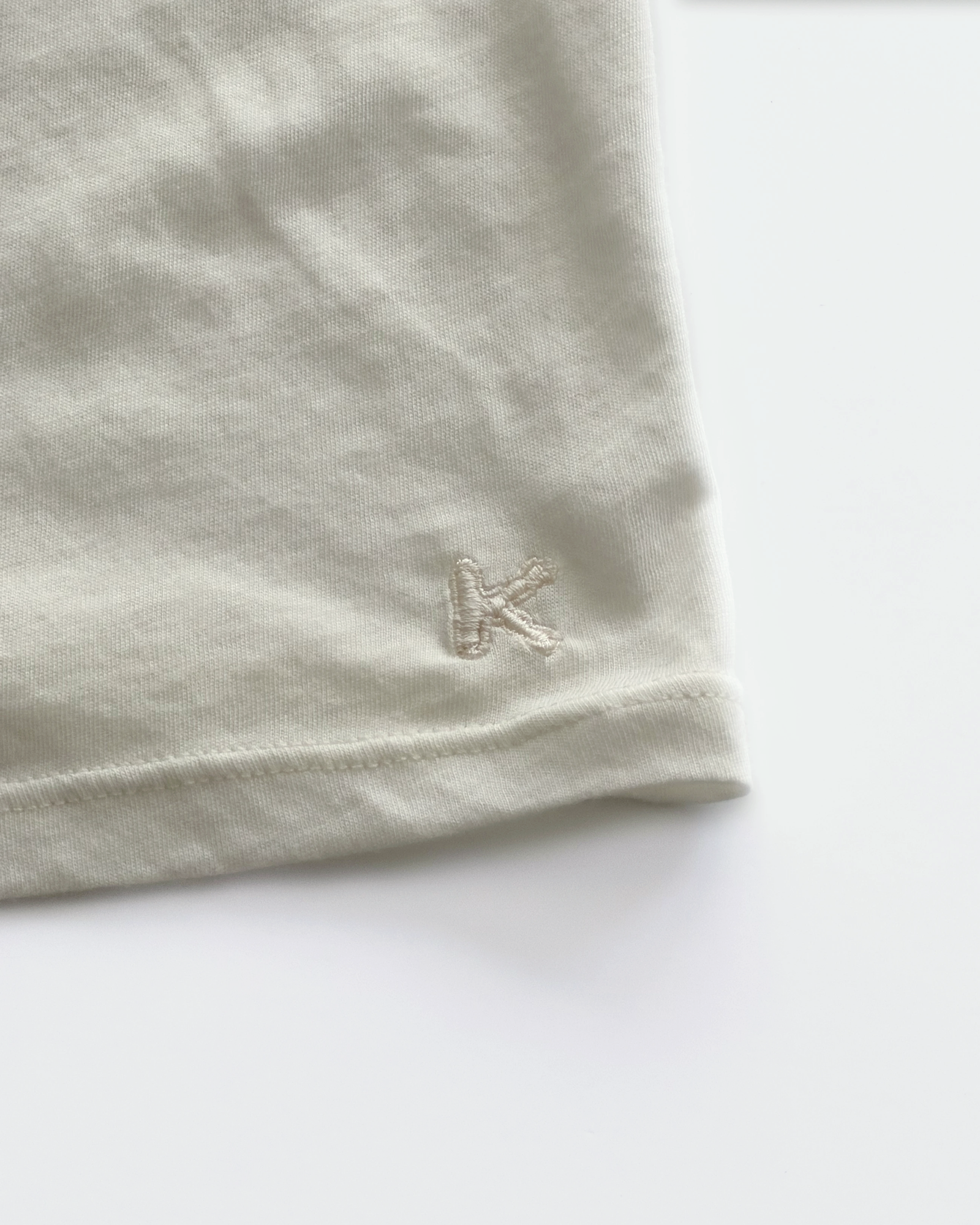 Feather Baby Tee | Cloud - Image 3