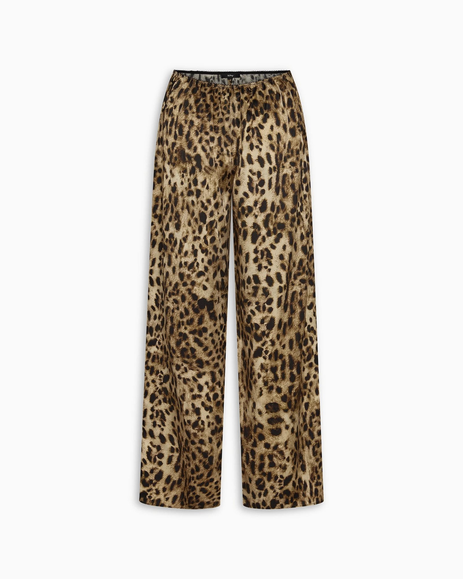 Silk Low Rise Pant | Leopard - Image 2